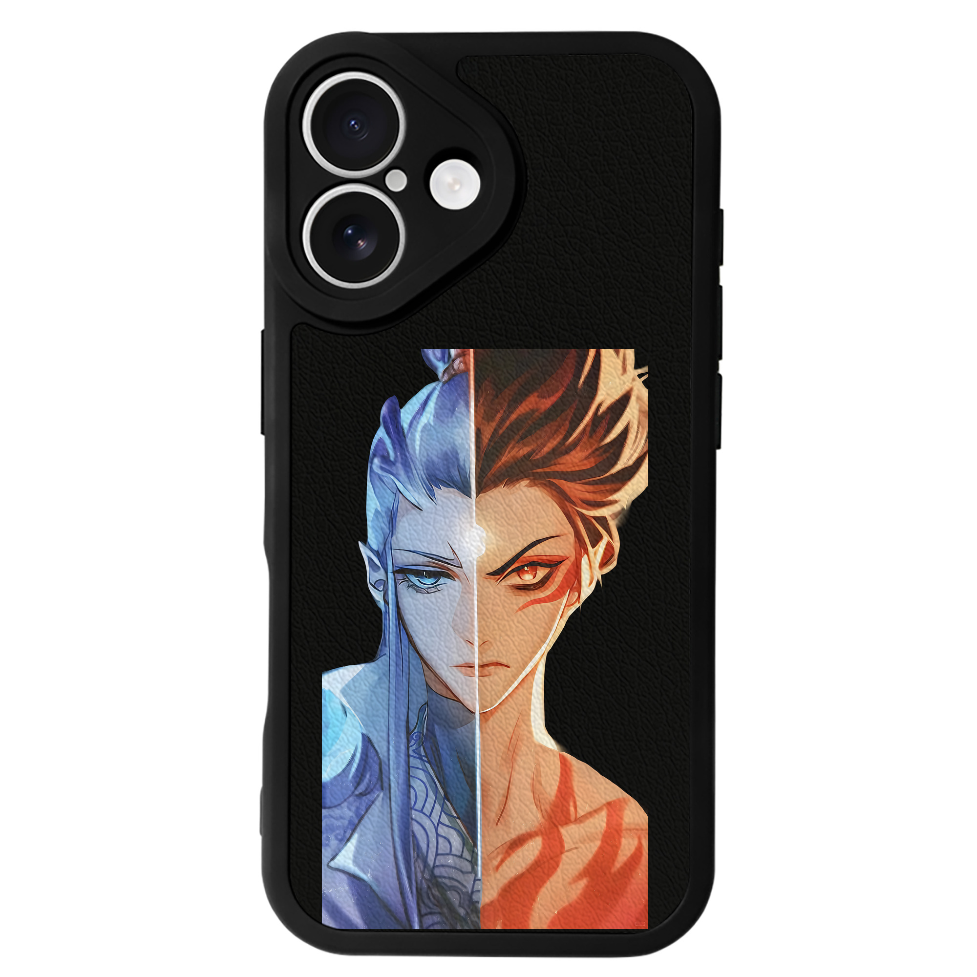 （画像用） Ne Zha 2 ナタ 魔童の大暴れ 【iPhone 16シリーズ対応】シリコンスマホケース（レザー調） 材質：シリコン